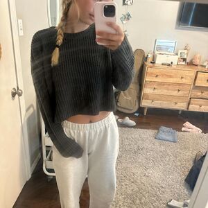 Forever-21 Women's Black Jumper